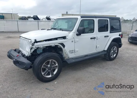 2018 Jeep Wrangler Unlimited Sport S 4X4 из США, поврежденный, VIN 1C4HJXDGXJW138238